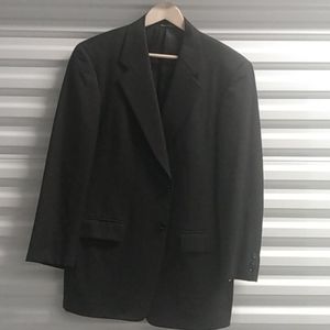 Pal Zileri 2 Btn Black Suit Coat